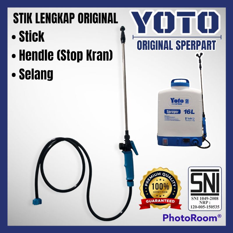 Jual STIK SPRAYER ORI YOTO / STOP KRAN TANGKI YOTO / SPRAYER ELEKTRIK ...