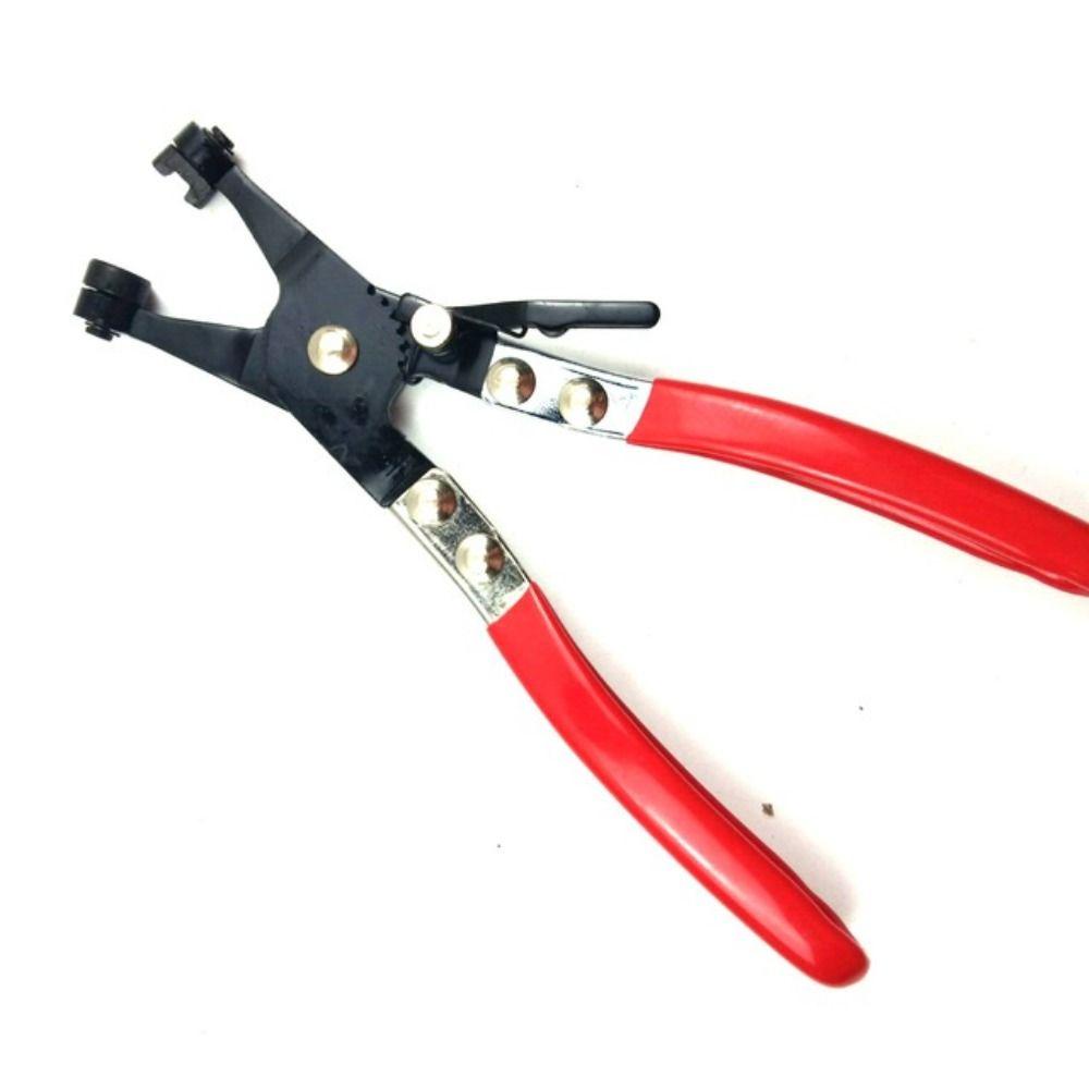 LANFY Tang Penjepit Selang Bahan Bakar Penyejuk Meningkatkan Kekuatan Penghilang Penjepit Pencabut Alat Perbaikan Kendaraan Klip Penjepit Bbm Coolant Clip Flat Band Ring Clamp Plier