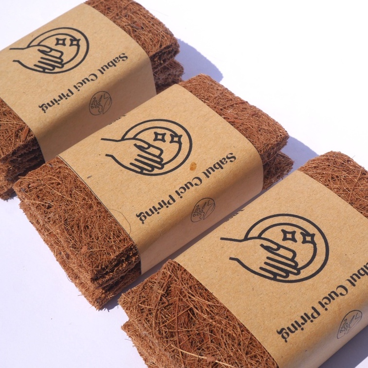SABUT CUCI PIRING (3 pcs) | SPONS CUCI PIRING | SPONS SABUT KELAPA