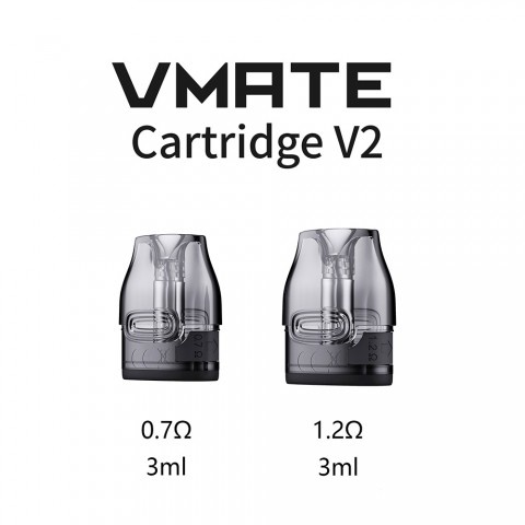 CATRIDGE VMATE 0.7 OHM / CARTRIDGE VTHRU 1.2 OHM ORIGINAL