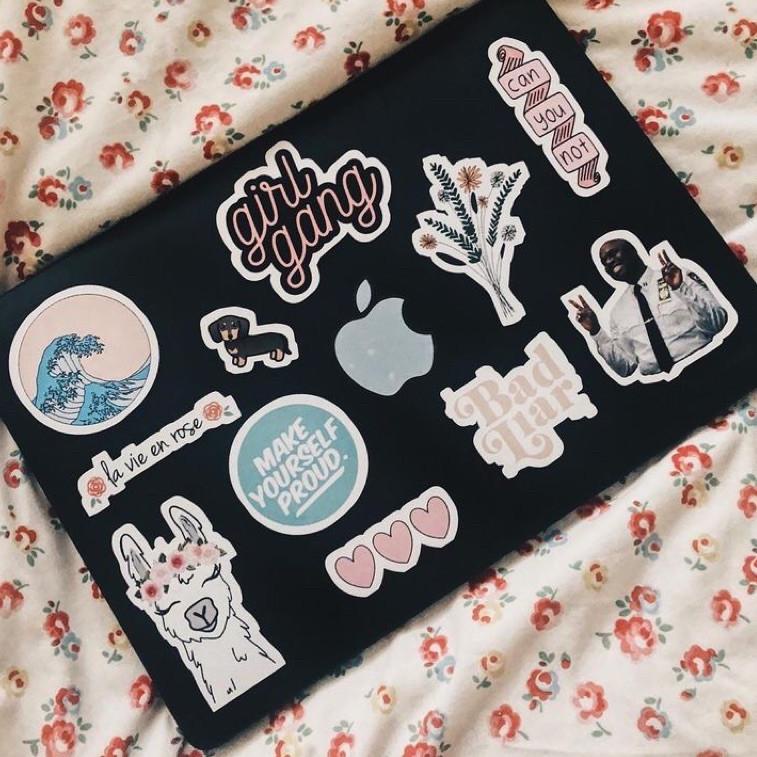 

⇯ (PART 1) STICKER LAPTOP CUTTING CUSTOM AESTHETIC TUMBLR STIKER TERMURAH BLT29