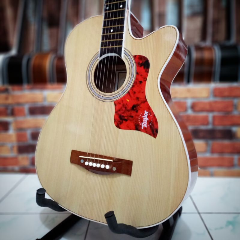 Gitar Akustik Tanam Besi Murah Meriah (Bonus Kunci L &amp; Pik)