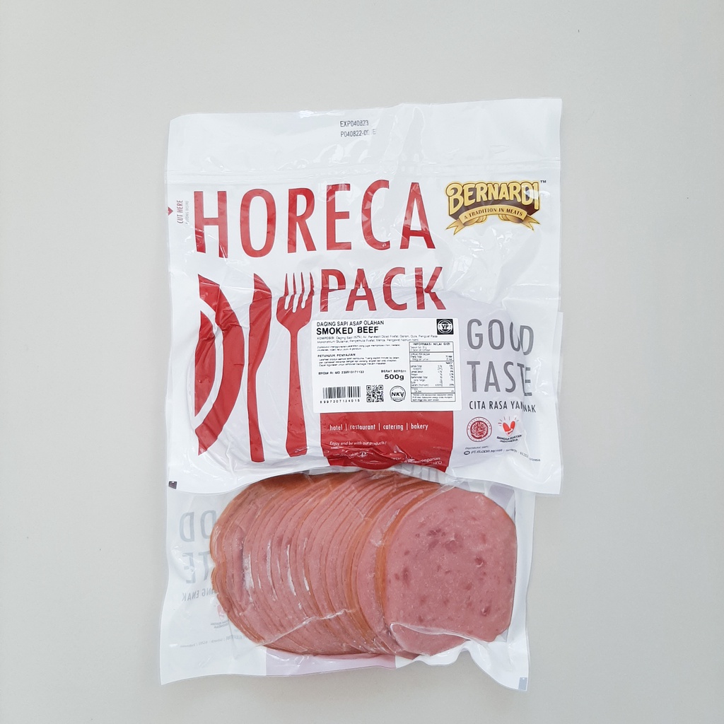 

Bernardi Horeca Smoked Beef 500gr (Bulat)