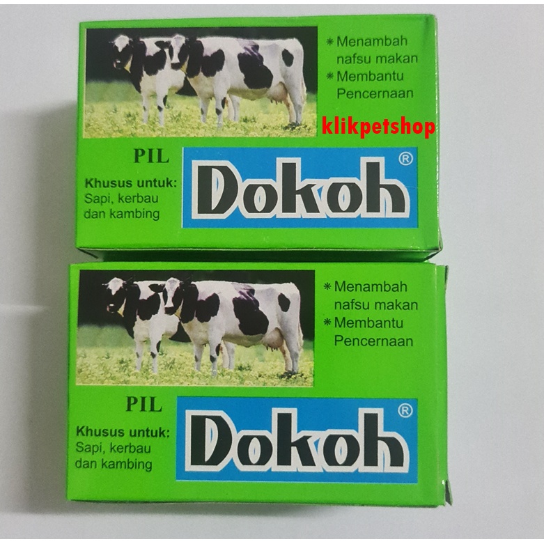 Pil Dokoh Eka Farma Nafsu Makan Kambing,Sapi,Domba Isi 4 Bolus