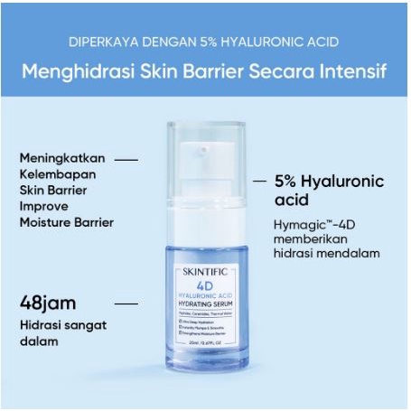 Skintific - 4D Hyaluronic Acid Hydrating Serum (20 ml)