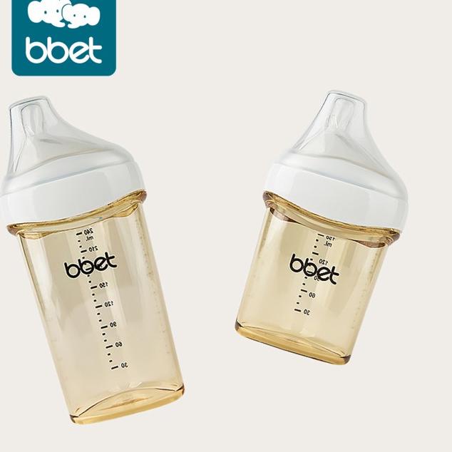 BBET Triangle Feeding Bottle PPSU 150/240ML | Botol dot PPSU - 150 Ml, Putih