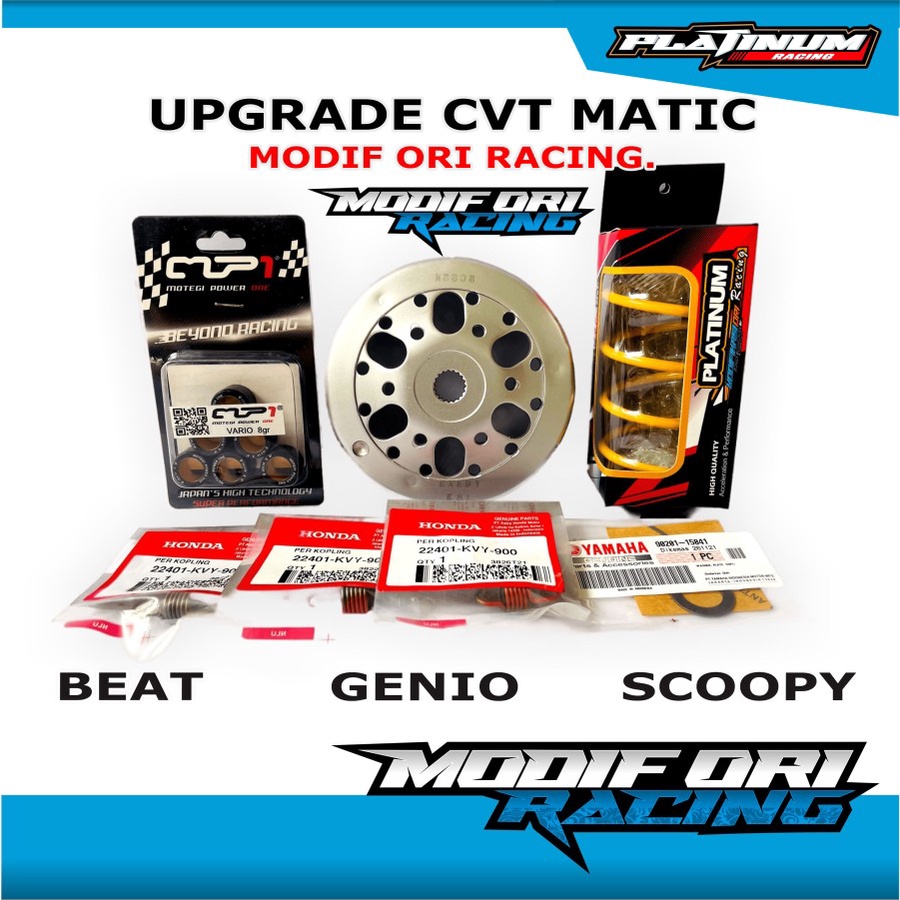 Paket Kirian CVT Beat Fi ESP Mangkok custom beat Roller Racing Beat - BEAT DELUXE