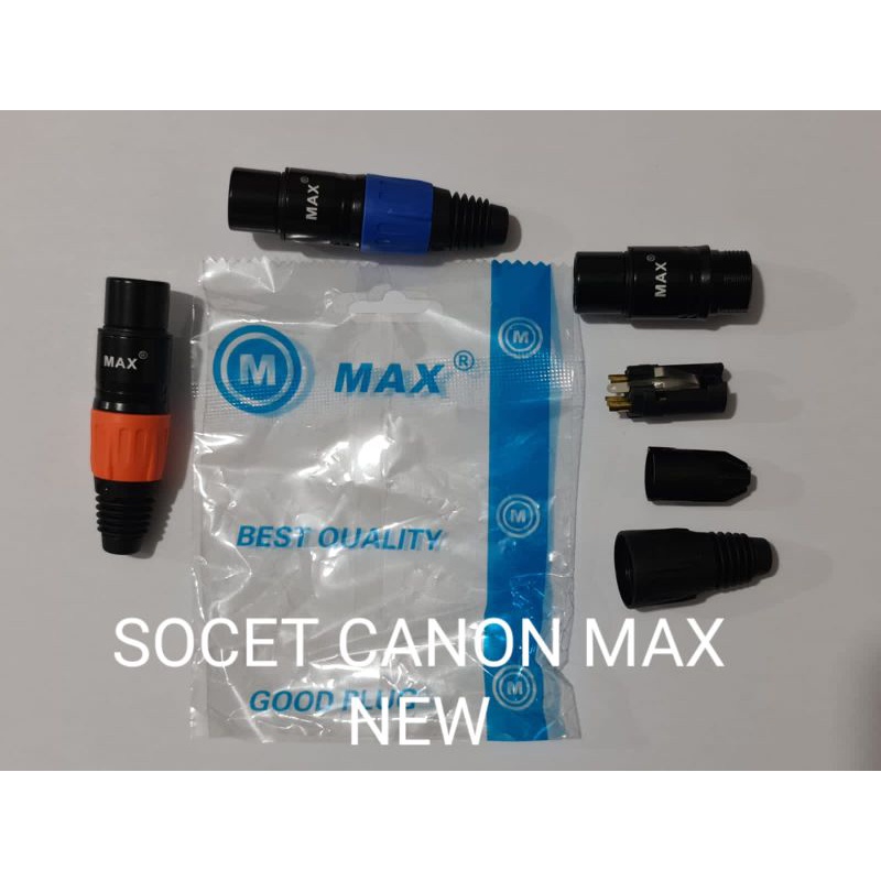 Soket canon XLR MAX 3pin
