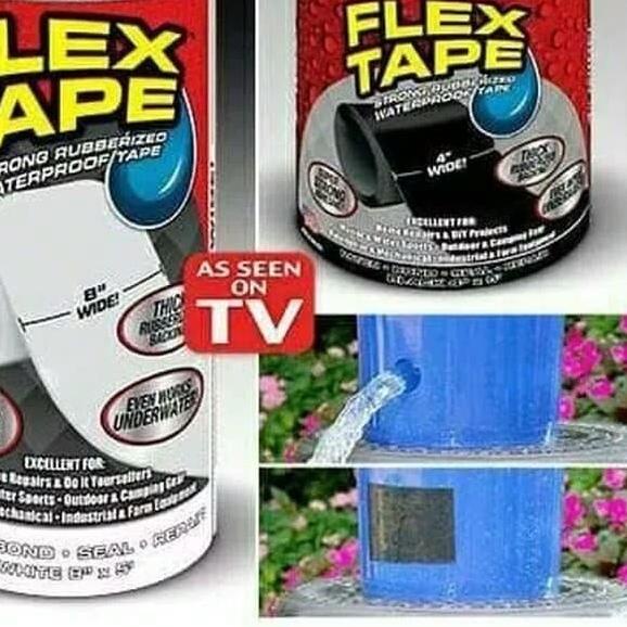 

Isolasi perekat anti bocor extra kuat cepat flex tape pipa / aquarium