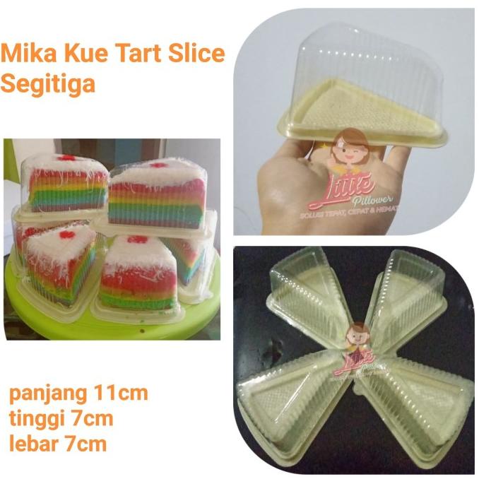 Jual Mika Kue Tart Slice Segitiga Mika Kue Segitiga Shopee Indonesia