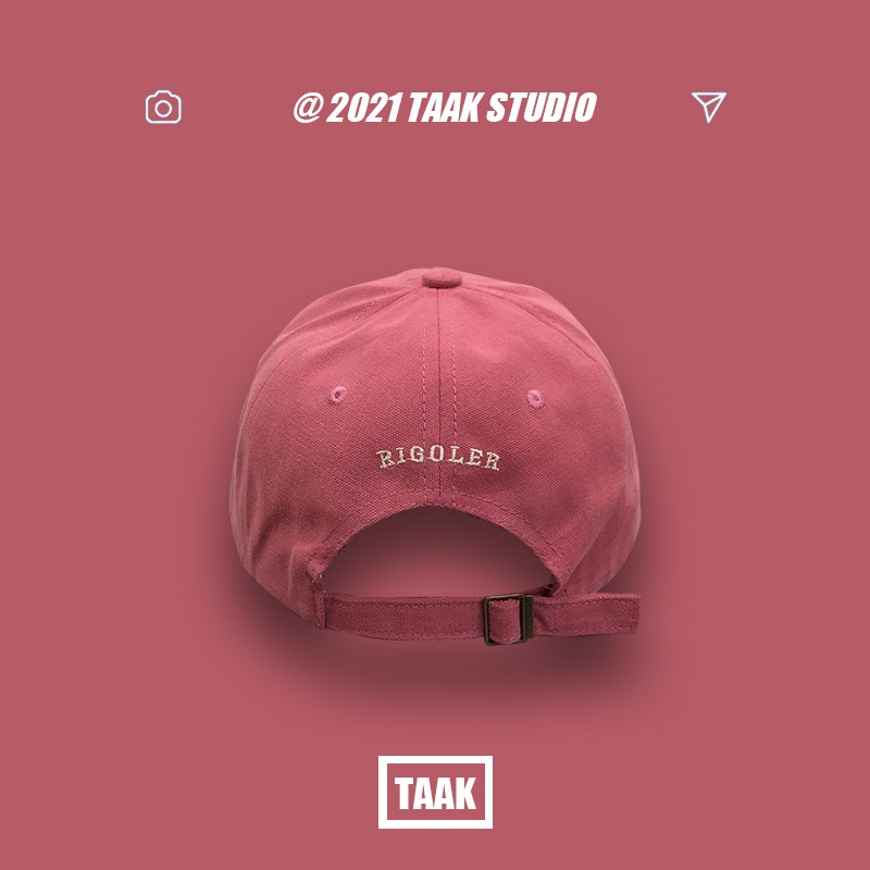 INITIAL R - Topi Baseball Bordir Dad Hat Casual Vintage Polo Cap Bahan Katun Unisex Trendy By Chikoisme NR