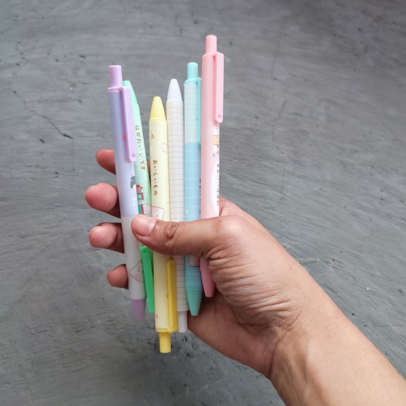 Pen Gel Mekanik 0,5mm | Pulpen gel mekanik motif