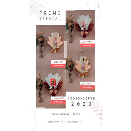 

Gebyar Promo Natal Tahun Baru Valentine Bucket Snack Bengbeng/Pocky/Chocolatos