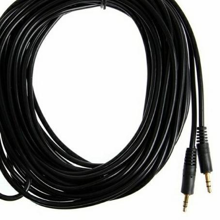 KABEL AUDIO JACK 3.5 PANJANG 10M GOLD PLATED / KABEL AUX 10 METER