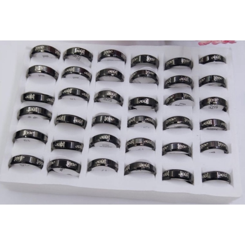 CINCIN LAFADZ TITANIUM 1 BOX ISI 36 PCS UKURAN 16 SAMPAI 19 ASF