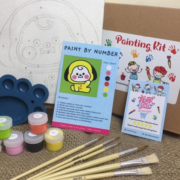 

DIY PAINT BY NUMBER KANVAS 20X20 - pinguin