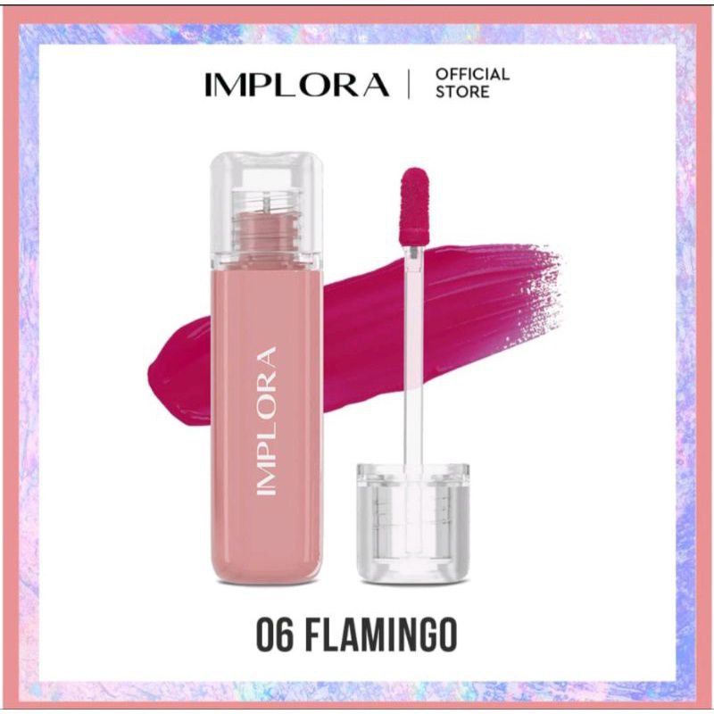 IMPLORA Jelly Tint Indonesia / Juicy Plumpy Lips 5ml / Vitamin E Peptide Omega