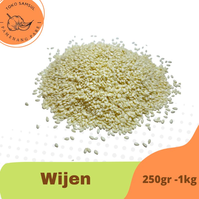 

Wijen | Wijen Putih | Sesame | 250gr, 500gr, 1kg