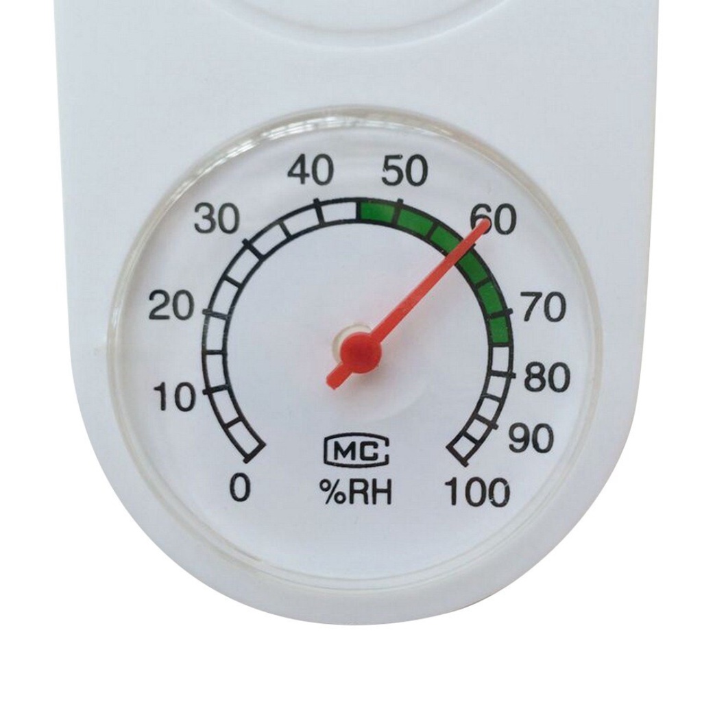 Thermometer Dinding Analog Alat Pengukur Pengatur Suhu Kelembaban Ruangan Hygrometer Termometer Wall 9 Inch