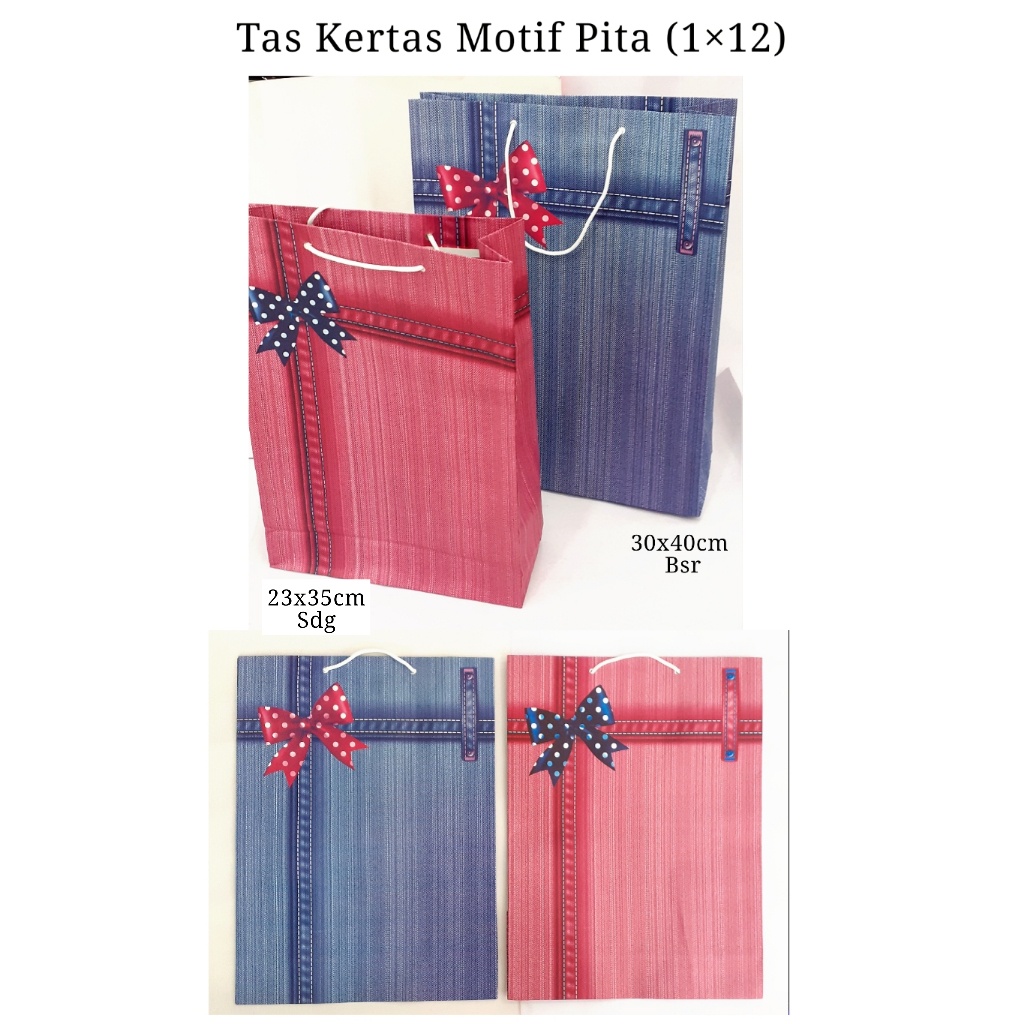 

Tas kertas motif pita