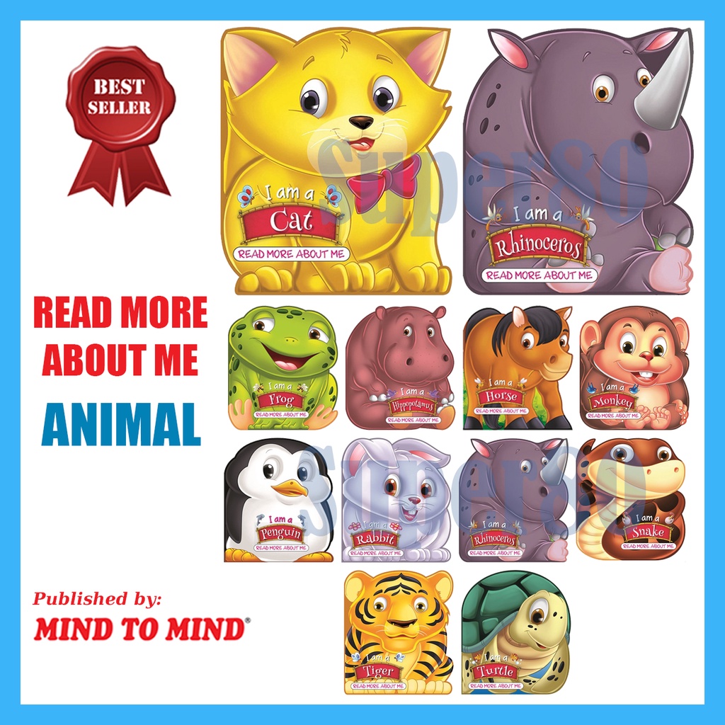 English Story Book Read More About Me Animal Mind To Mind Buku Cerita Anak Bahasa Inggris