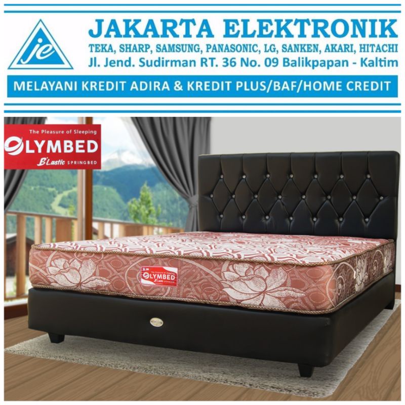 OLYMBED BY BIGLAND SPRINGBED SET DIVAN+SANDARAN 160X200
