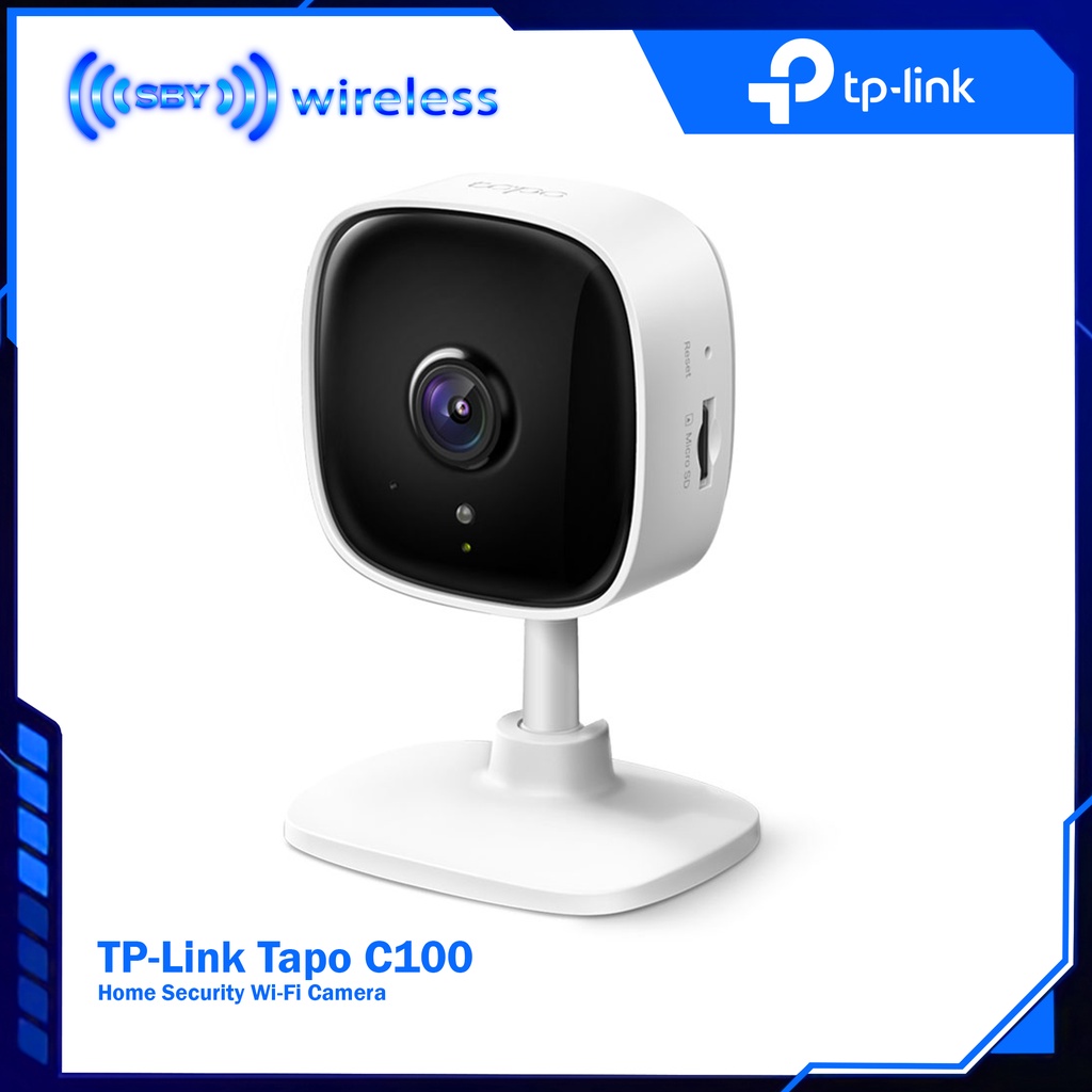 TP-LINK Tapo C100 IP Kamera Home Security Wi-Fi Camera CCTV 2MP 1080P FUll HD