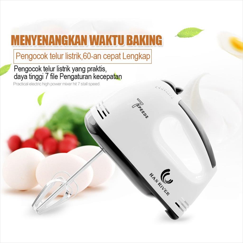 MJS 961 - Hand Mixer 7 Speed Mixer Scarlett Kocokan Adonan Kue Telur Elektrik Pengaduk Pengocok Serbaguna