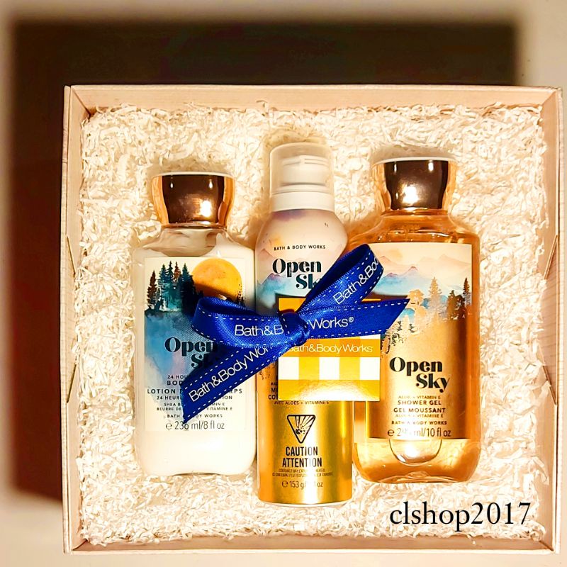 BBW OPEN SKY GIFT SET PAKET BATH &amp; BODY WORKS