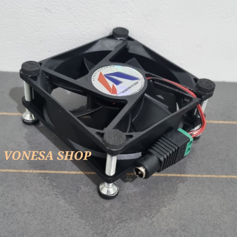 Kipas pendingin stb tv box kipas 8cm 12V 2800RPM Fan cooler stb matrix (dengan atau tanpa adaptor)