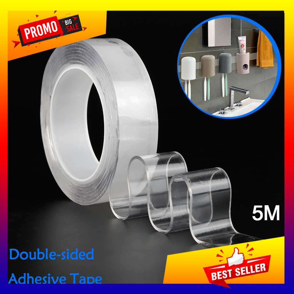 

SzGlue Double Tape Perekat No Trace Washable Sticker