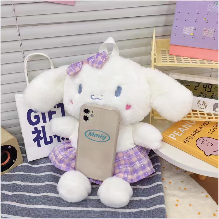 （COD)Tas Ransel Cinnamoroll Fashion Motif Kartun Karakter Hewan  Anak &amp; Dewasa