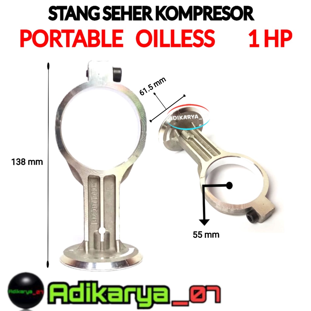 Stang seher kompresor conrod stang seher kompresor listrik OILLES 1hp