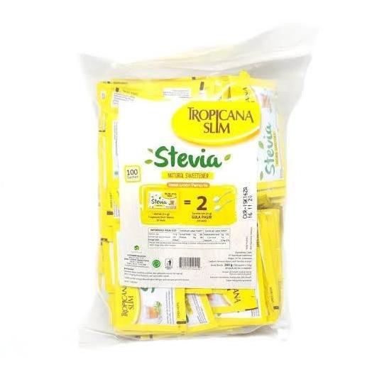 

TROPICANA SLIM SWEETENER STEVIA 100 SACHET