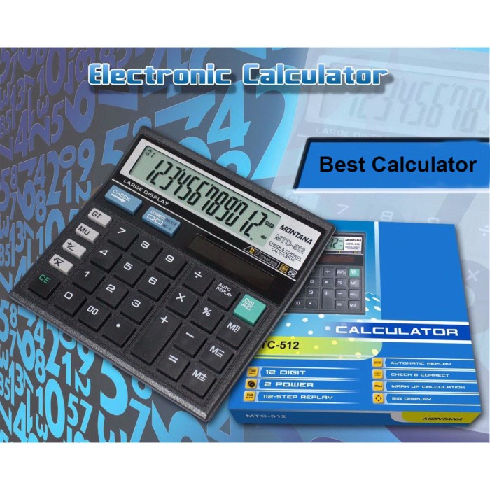 

Calculate Original Calculator 12 Digits - Kalkulator 12 Digit Setara Casio