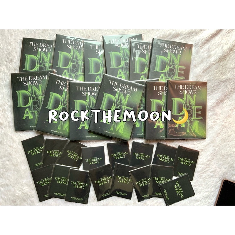 [READY STOCK]  MD NCT DREAM -  THE DREAM SHOW 2 ''IN A DREAM'' [FORTUNE SCRATCH] TDS 2 MERCHANDISE T