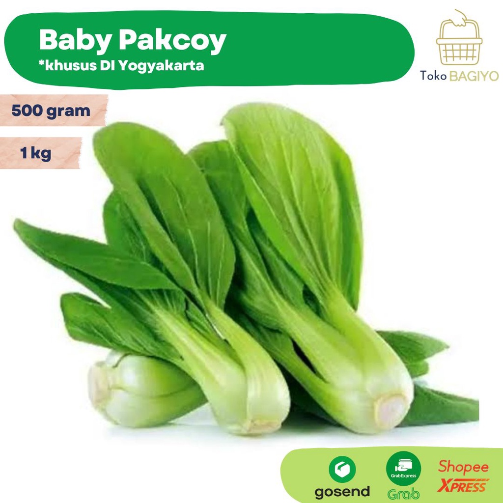 

Baby Pakcoy Sayur Sawi 250gram 500gram (Khusus DI Yogyakarta)