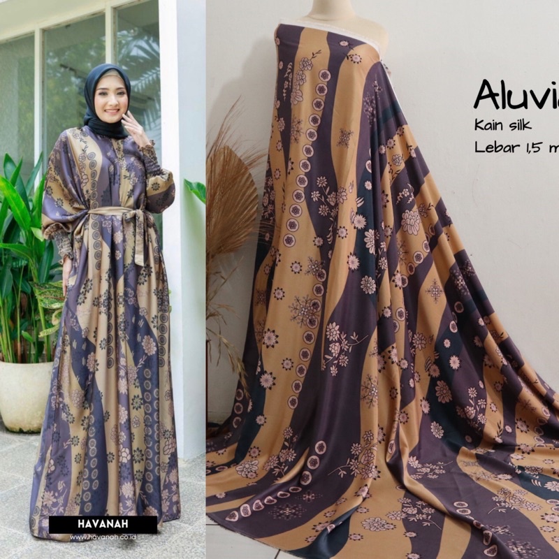 Kain silk | kain diorsilkk original | kain armani silk brown