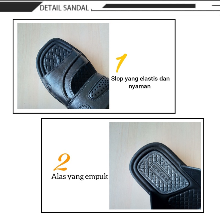 sogo NEW ERA MB E 99581 Sandal Selop Pria Casual Sandal Slop Karet Pria Dewasa Sendal Slide Pria Keren