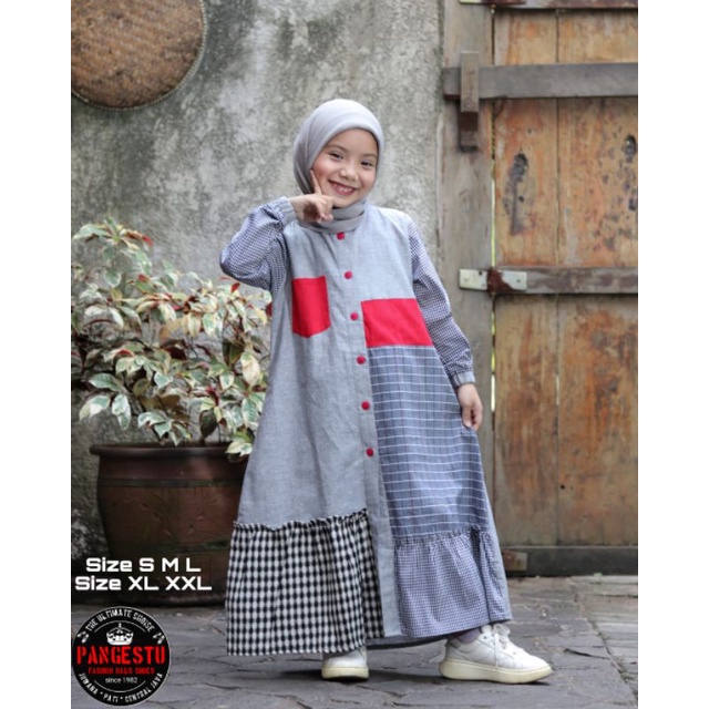 GAMIS ANAK KATUN IMPORT DALIMA KIDS MURAH GROSIR GAMIS ANAK TERBARU