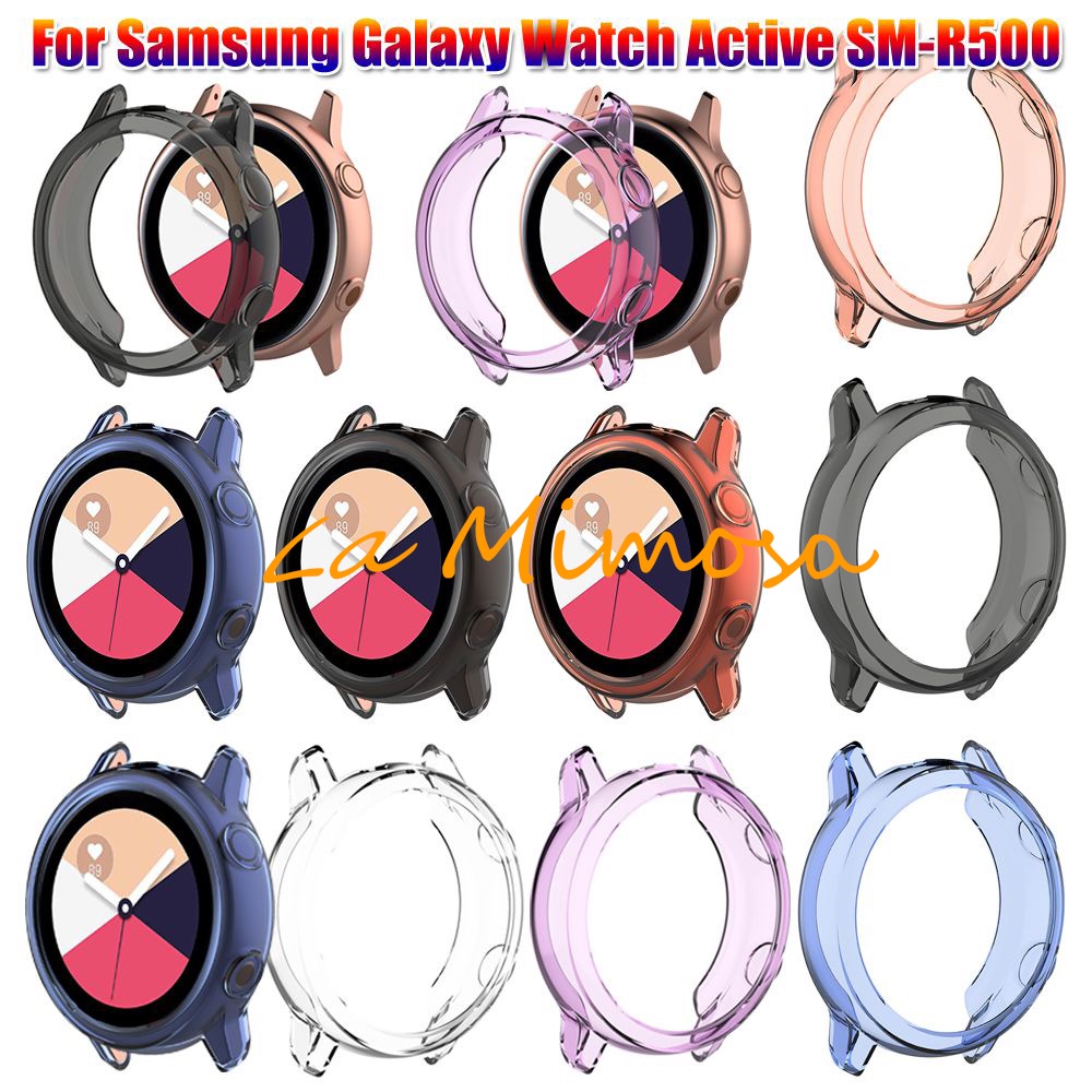 Bumper Case Cover Skin For Samsung Galaxy Watch Active 1 -Transparant