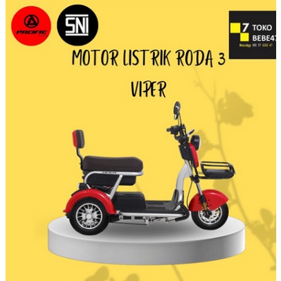 Pacific Sepeda Motor Listrik VIPER roda 3