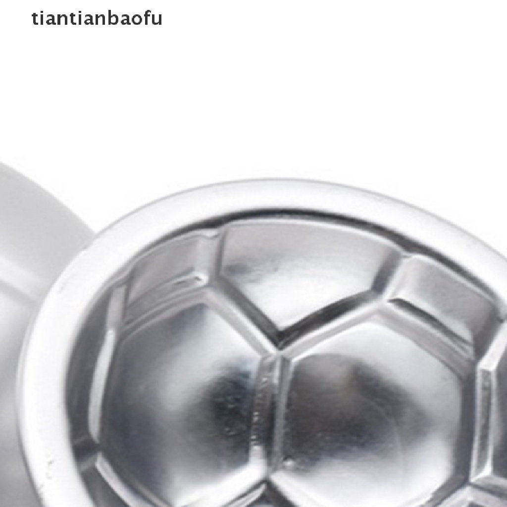 Cetakan Kue Bentuk Bola Sepak 3D Bahan Aluminum 3 Ukuran