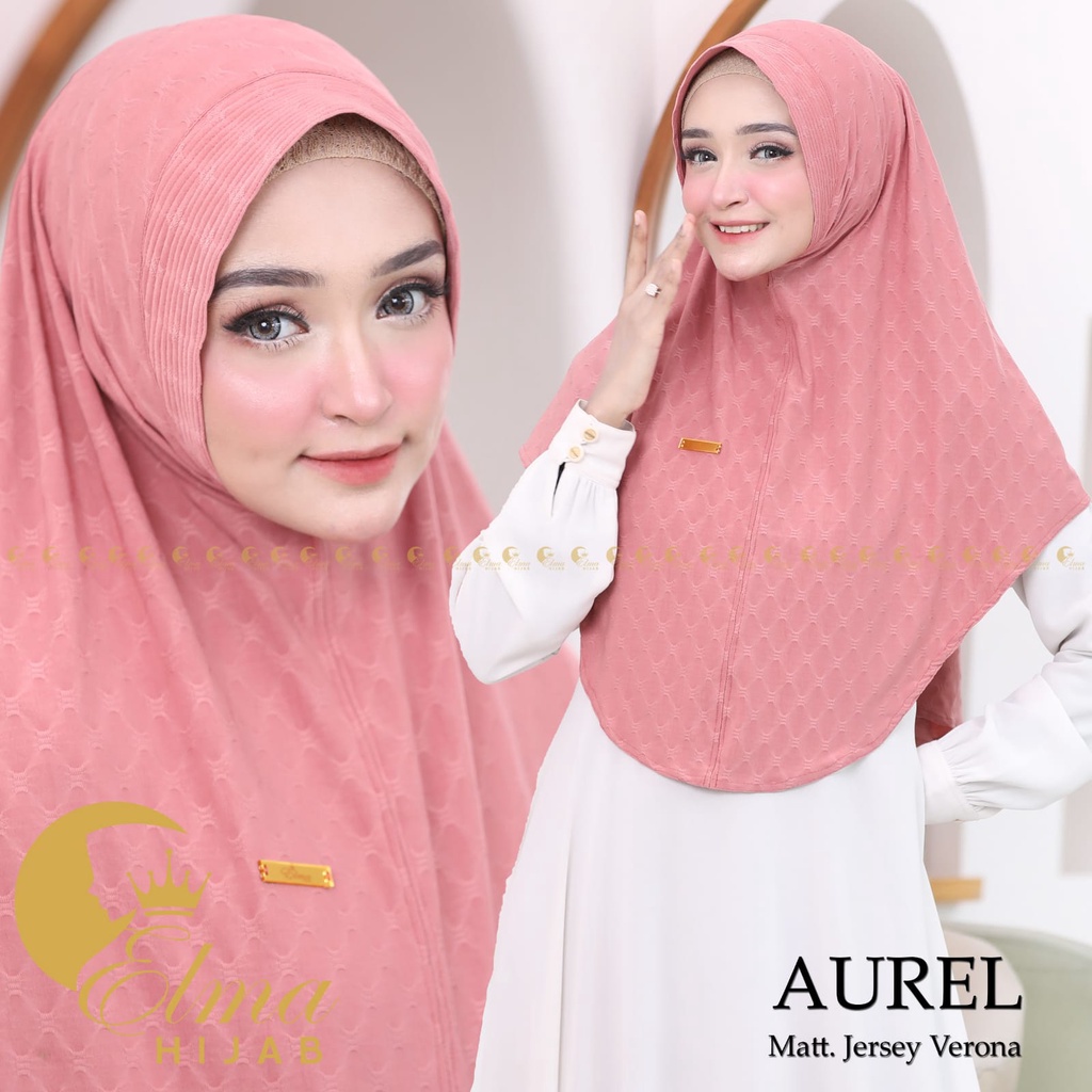 Jilbab Instan Aurel Jersey Verona By Elma Hijab