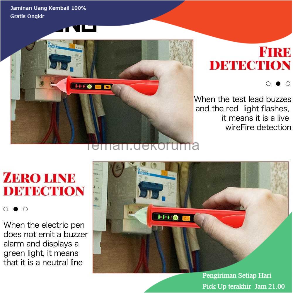 TD- PR2 ANENG Tester Pen Non Contact AC Voltage Detector 12-1000 V - VD420A