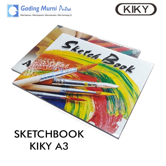 

Sketch Book Kiky / Buku Gambar Sketsa A3 isi 50 Lembar