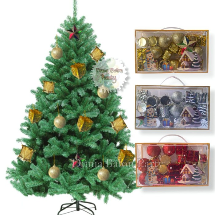 SET 19 OS2022C-16 5cm Aksesoris Ornamen Dekorasi Pohon Natal