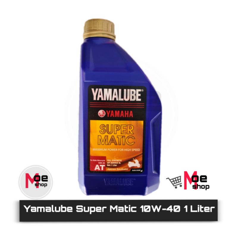 Oli Yamaha Yamalube Super Matic 10W-40 1Liter/1000ML Full Synthetic Asli Yamaha Ori