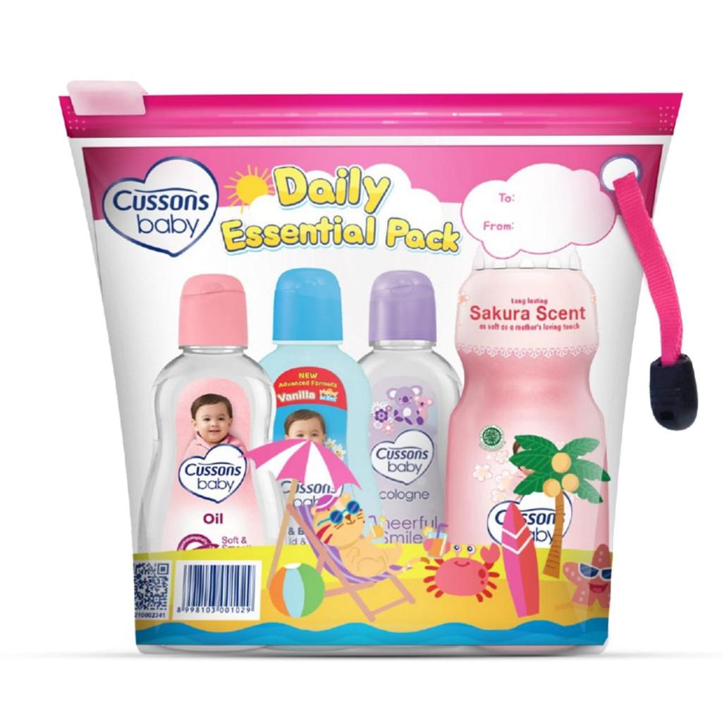 CUSSON BABY-PAKET SABUN BAYI SET PERLENGKAPAN MANDI BAYI MURAH UKURAN KECIL