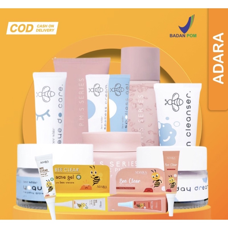 Adara Bee Clear Acne | Bee White Series | PMS Series | Noni Glow | Overnight Skinpair | Day & Night 